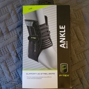 Compression ankle brace